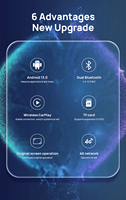 Pabrik OEM ODM Android 13 CarPlay AI Box Qualcomm SM6225 8GB 128GB 4G LTE Wireless CarPlay Android Auto Adapter Logo Kustom