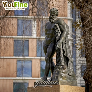 Yaşam boyutu açık bahçe döküm antik bronz Hercules heykelleri - Product Image 2