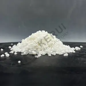 مصنع كيروى المنتج المواد الحراره 0-1-3-5-8-10MM الكوروندان الأبيض اللون الأبيض الألومينا للعمل على السطوح المعدنية