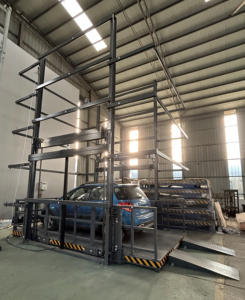Elevador de coche hidráulico seguro personalizado nuevo elevador de plataforma de coche al aire libre Construcción de garaje eficiente transporte de uso doméstico - Product Image 6