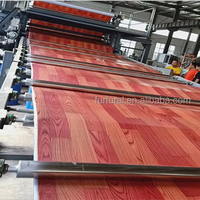 Ligne de production homogène de cuir pour revêtement de sol en PVC avec cœur Machine automatique de revêtement de sol en plastique PVC vinyle Ligne d'extrusion de feuilles de PVC