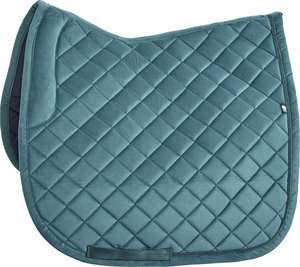 Premium Quality Velvet Fabric Horse Saddle Pads Polycotton Cotton Outshell Durable All-Purpose for <b>Dressage</b> Jump Riding - Product Image 5