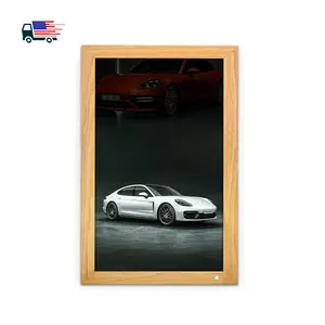 21.5 inch digital picture frame with multi-user share photos videos and digital art picture NFT Art Video Brand advertising
