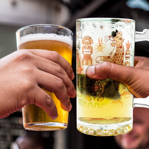 M R.R 16oz Sublimación <span class=keywords><strong>Taza</strong></span> de vidrio en blanco, tazas de café con asa para transferencia de recubrimiento térmico de calor - Product Image 6