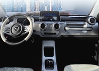Camionnette électrique à quatre roues à énergie nouvelle à double rangée de sièges, scooter fermé à faible vitesse avec essence pour adultes