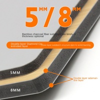 Paneles de Madera Contrachapada de Bambú sin Pintura, de Gran Formato, sin Juntas, para Revestimiento de Paredes, Estilo Moderno Chino