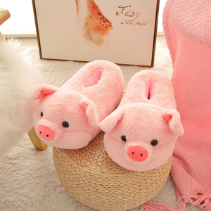 Pantoufles de maison en fourrure pour femme, pantoufles d'hiver à l'épreuve des animaux - Product Image 5