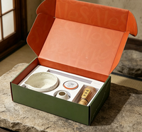 Ensemble de fouets à matcha personnalisés avec bol en céramique de 600 ml, tamis en acier inoxydable et cuillère en bambou