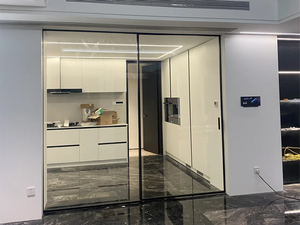 <span class=keywords><strong>Puertas</strong></span> Corredizas de Aleación de Aluminio Insonorizadas e Impermeables de Estilo Posmoderno <span class=keywords><strong>para</strong></span> Dormitorio, Cocina, Baño y Uso en Exteriores - Product Image 6