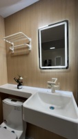 Module de salle de bain préfabriqué tout-en-un moderne en aluminium, unité de douche modulaire