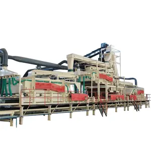 Maquinaria de línea de producción de tablero de partículas automático, máquina de fabricación de línea de madera