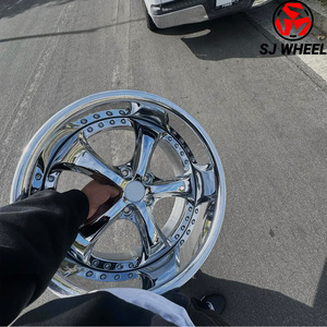 Jantes forgées en deux parties chromées personnalisées SJ High-End Works VS-KF 17 18 <span class=keywords><strong>19</strong></span> 20 21 22 pouces 5x120 5x114.3 pour Nissan BMW M3 M4 - Product Image 3