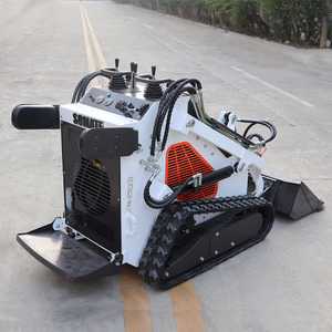 รถตักขนาดเล็กแบบมีรางตีนตะขาบ สำหรับงานฟาร์ม ก่อสร้าง จัดสวน เครื่องยนต์ดีเซล รถตักอเนกประสงค์สำหรับขาย - Product Image 1