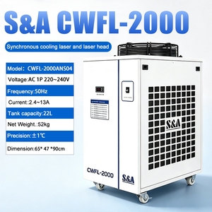 Refrigeratore ad acqua laser S&A Teyu CWFL <span class=keywords><strong>2000</strong></span> da 2000W per macchine da taglio laser metalli con controllo preciso della temperatura - Fornitura Rivenditore DETON - Product Image 6