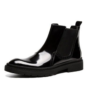 Chaussures Oxford pour hommes britanniques en cuir véritable imperméable, à bout fermé, faites à la main, pour mariage, formelles, décontractées, antidérapantes, avec boucles et sangles - Product Image 5