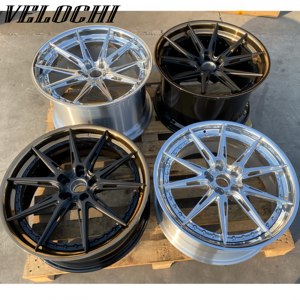 Jantes forgées en deux parties polies VLC Custom Deep Dish 5x120 5x112 5x114.3 de 18, 19, 20, 21, 22 pouces pour BMW M2 <span class=keywords><strong>M3</strong></span> Audi Mercedes - Product Image 4