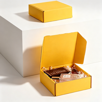 Boîte cadeau cosmétique et soin de la peau en carton ondulé, durable, personnalisée, avec couvercle à charnière, écologique, pour vente en gros et expédition en ligne