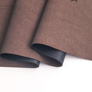 Tapete de Yoga de Corcho Natural Orgánico TPE de 3mm, Ligero, Ecológico, Duradero, con Plegado y Diseño Personalizado con Logotipo - Product Image 3