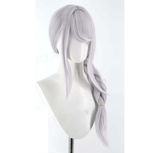 Perruque synthétique résistante à la chaleur pour femmes, style <span class=keywords><strong>cosplay</strong></span> Nozomi <span class=keywords><strong>Kirito</strong></span>, longue tresse grise et violette, GAHC-054 - Product Image 4
