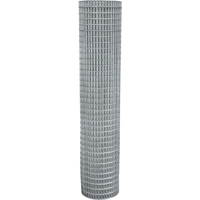 Rouleau de grillage soudé en acier galvanisé à maille plate de 1/4 po pour clôture agricole et animale