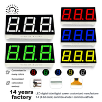 Afficheur LED numérique mural, thermomètre, afficheurs de prix du gaz LED, affichage numérique LED à 5 chiffres, ventilateur pour usage commercial