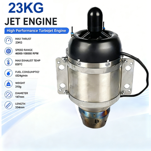 Motor Turbojet Micro de 23 kg, Diseño Compacto con ECU, Arranque Eléctrico, para Aviones a Escala - Product Image 1