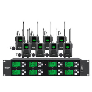 ميكروفون لاسلكي احترافي بـ 8 قنوات مع عنق مرن للاستخدام في غرف الاجتماعات والمؤتمرات مع خاصية إلغاء الضوضاء - Product Image 1