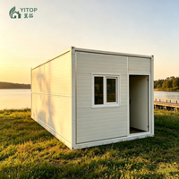 Casa Contenedor Plegable de 5.8m, Diseño Moderno a Prueba de Polvo y Agua, Conveniente para Campamento