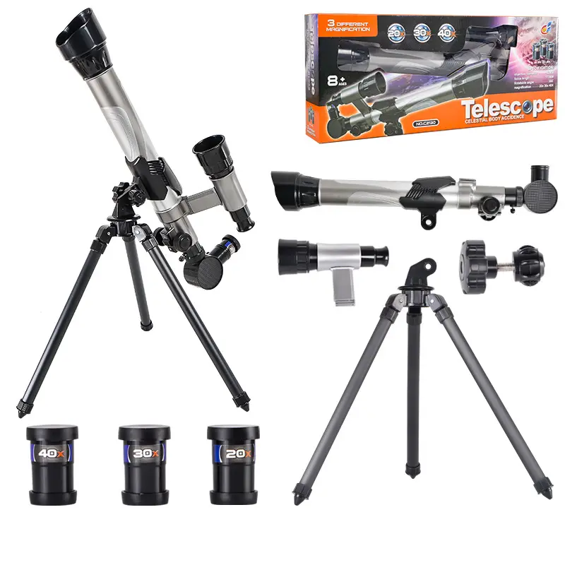 Early education Steam toys High quality Astronomy Science Kids telescope kit