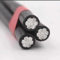 Cable Aislado Sobrepostado Comercial de Aluminio Dúplex/Triplex de Alta Eficiencia con Certificación UL e ISO9001
