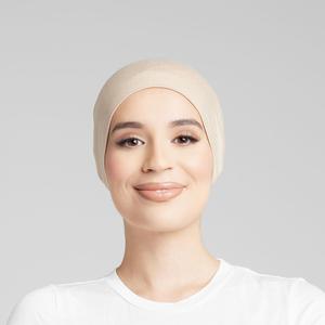 ฮิญาบมุสลิมแบบสวมใต้หมวก สีพื้น เรียบง่าย ปรับแต่งได้ น้ำหนักเบา ระบายอากาศดี นุ่ม ยืดหยุ่น ดีไซน์เรียบร้อย - Product Image 1