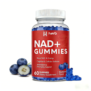 Gummies NAD+ ODM/OEM pour la croissance des cheveux, personnalisables, 60 unités, produit de santé anti-âge - Product Image 1
