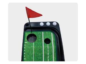 Golf Swing Trainer <b>Putting</b> Green <b>Indoor</b> Office Practice <b>Mat</b> Automatic Ball Return Ambidextrous Customizable Sizes USA MAIRUN - Product Image 3