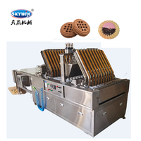 Machine automatique Skywin pour la fabrication de tartelettes sandwichs fourrées au chocolat ou à la confiture