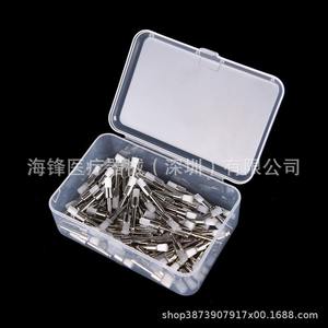 Brosses de polissage dentaire à pointe plate, boîte de 100 pièces colorées pour équipement de nettoyage des dents - Product Image 5