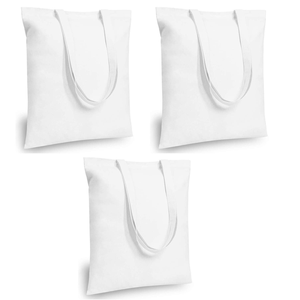Bolsas de Compras Reutilizables con Logotipo Personalizado, Bolsas Promocionales Lisas de Poliéster, Algodón y Lona - Product Image 2