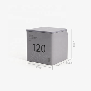 Bán buôn độc đáo vuông tùy chỉnh Trà đen bao bì thực phẩm tinplate kim loại Cà Phê Trà <span class=keywords><strong>tin</strong></span> có thể - Product Image 6