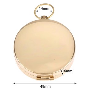 Reloj de Bolsillo con Brújula G50 de Cobre Puro, Esfera Luminosa, Aguja del Norte, para Campismo, Supervivencia y Navegación al Aire Libre A0008 - Product Image 3