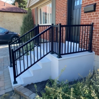 Offre Spéciale : Système de balustrade en alliage d'aluminium pour balcon et escalier, design moderne, pour hôtels et villas, revêtement poudré, résistant à la rouille