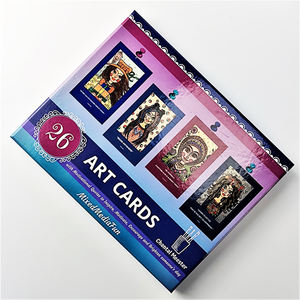 Materiale cartaceo che rivela <span class=keywords><strong>la</strong></span> verità nascosta con il libro Carte di oracolo dei tarocchi bordo d'oro personalizzato con parole chiave - Product Image 2