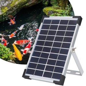 Bomba de ar solar para aquário, bomba de ar dobrável submersível para aquário com bateria - Product Image 1