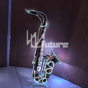 Saxophone lumineux à fibre optique - Accessoire de fête lumineux <span class=keywords><strong>pour</strong></span> mariage/spectacle/scène/festival, instrument de <span class=keywords><strong>musique</strong></span> lumineux coloré - Product Image 5