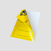 Autocollants de voiture statiques personnalisés autocollants en vinyle pour vitres imprimées inversées