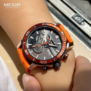 <span class=keywords><strong>Montre</strong></span>-bracelet pour homme <span class=keywords><strong>MEGIR</strong></span>, <span class=keywords><strong>montre</strong></span> à quartz décontractée et élégante, <span class=keywords><strong>montre</strong></span> de luxe pour homme, chronographe multifonctionnel, étanche 30 m, <span class=keywords><strong>montre</strong></span> de sport - Product Image 4
