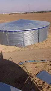 Tanque de agua corrugado prefabricado de acero galvanizado Capacidad de 100 <span class=keywords><strong>m3</strong></span> para silos de almacenamiento de riego agrícola Tipo de producto - Product Image 4