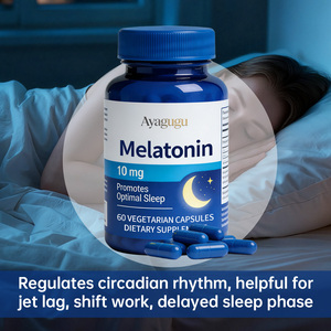 Cápsulas de Melatonina de 10 mg de Alta Potencia y Acción Rápida para Dormir, para Adultos, Sin Gluten, Aptas para Veganos, No Causan Hábito - Product Image 6