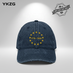 Casquette de baseball 6 panneaux en coton 100% de haute qualité OEM, style formel et urbain, avec broderie ajustable, pour <span class=keywords><strong>homme</strong></span> - Product Image 1