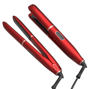 Portable professionnel <span class=keywords><strong>2</strong></span>-en-1 sèche-cheveux lisseur séchage rapide ion négatif fer plat fonction curling électrique pour le ménage - Product Image 4