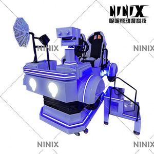เครื่องจำลองรถสำรวจดวงจันทร์แบบมีคนขับพร้อมอุปกรณ์ VR MR สำหรับประสบการณ์การเรียนรู้แบบสมจริงในพื้นที่จำกัด เหมาะสำหรับความบันเทิงเชิงการศึกษาในพิพิธภัณฑ์วิทยาศาสตร์ - Product Image 6