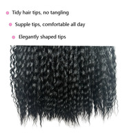 4x Perruques synthétiques brésiliennes Water Wave tressées, double trame, exotiques, 20, vente en gros d'usine transfrontalière de cheveux africains